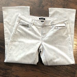 White House Black Market Gray Jeans Size 12